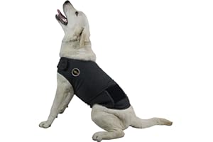MCHY Dog Anxiety Vest, Anxiety Relief for Dogs, Dog Calming Coat (Grey XL)