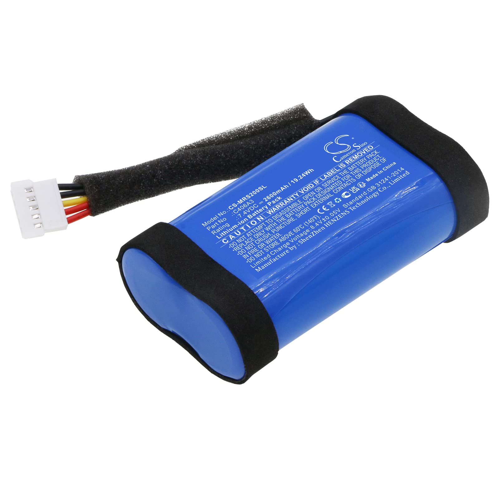 Zenander 7.4V C406A3 Battery Replacement for
