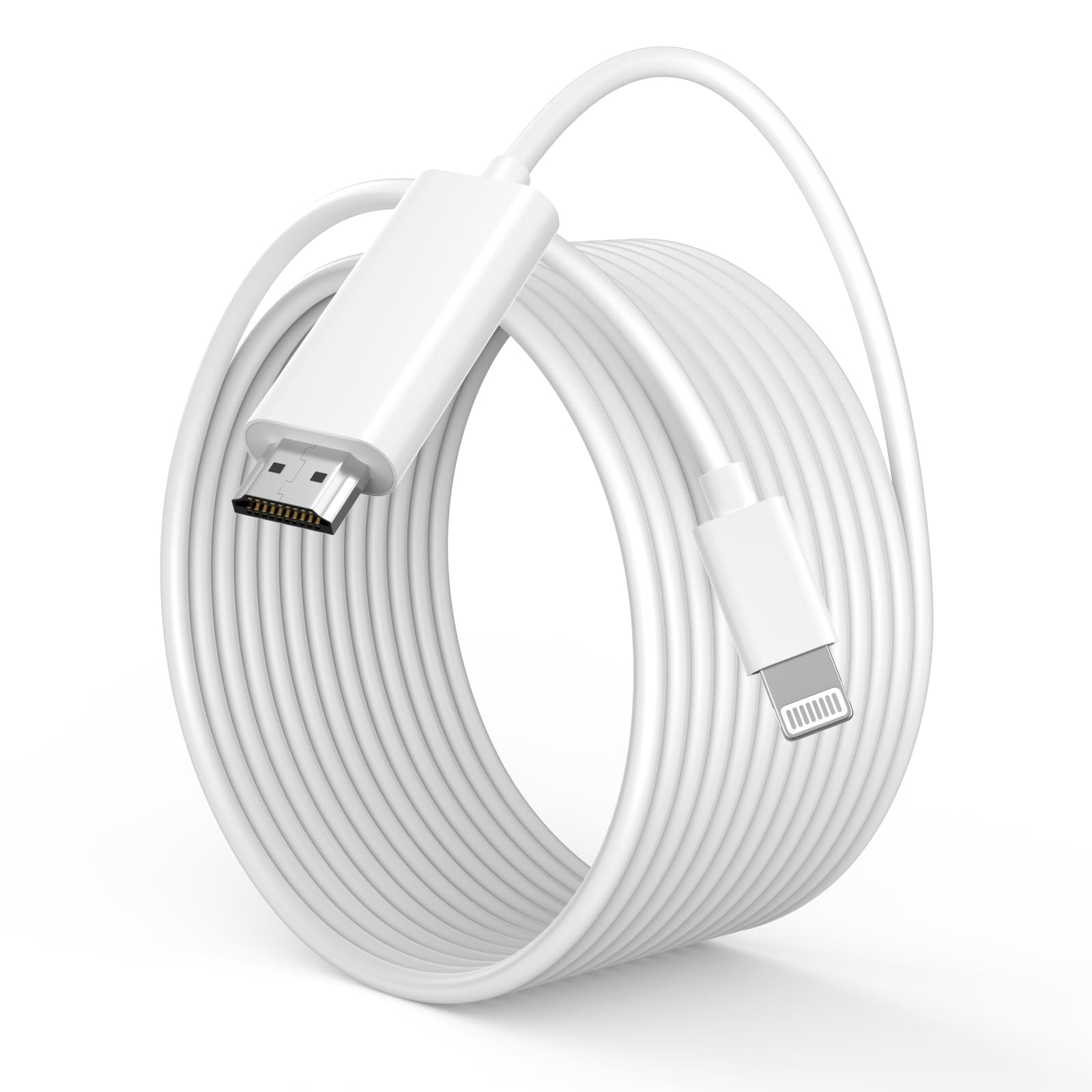 Photo 1 of [Apple MFi Certified] Apple Lightning to HDMI Adapter for iPhone to TV,6FT Lightning to HDMI Cable Compatible with iPhone iPad,1080P Digital AV Adapter Sync Screen Connector to HDTV Monitor Projector