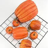 DOJoykey Autumn Decoration Set Large Pumpkin Maple Leaves Acorns Pine Cones view 2