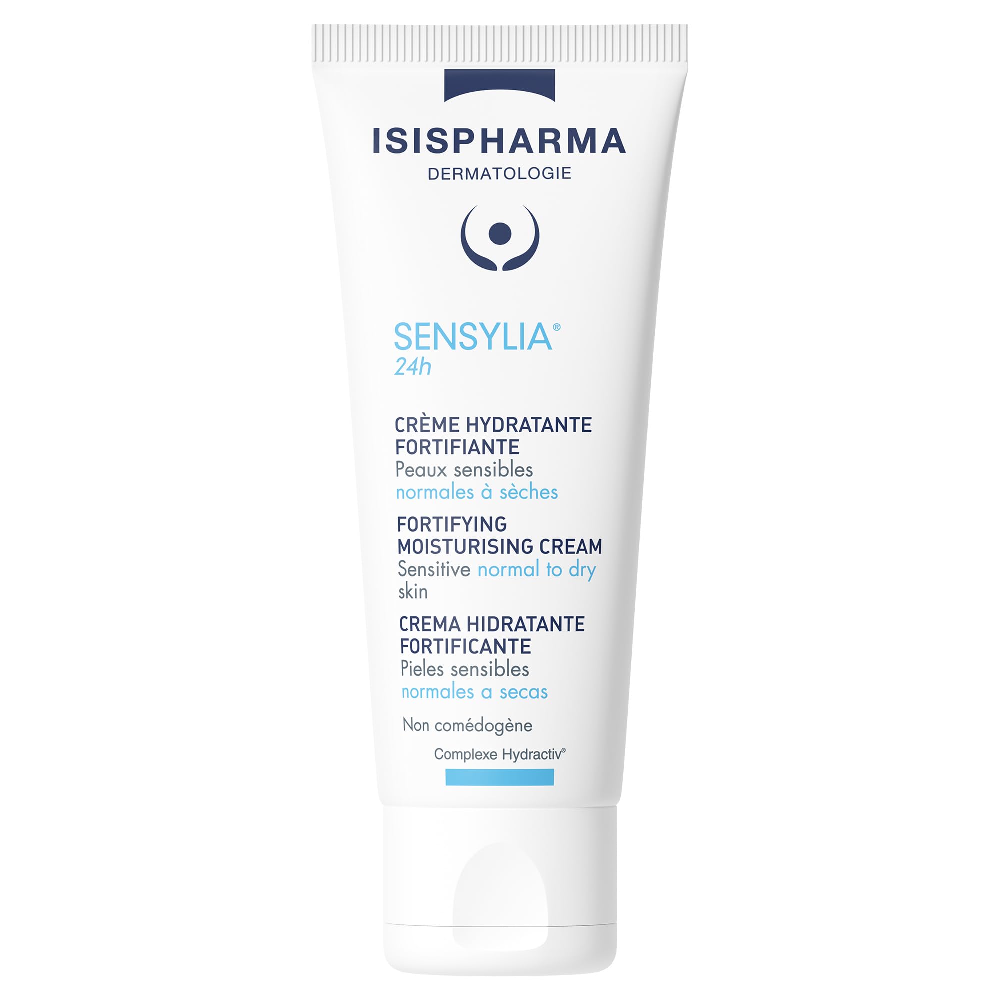 ISISPHARMA Sensylia 24H Face cream and anti aging moisturizer- Hydrating day cream for Sensitive and Dehydrated skin - Moisturises and Plumps up the skin - Ideal as a Makeup primer - Made in France