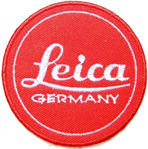 Leica Camera Logo Patch Sew Iron on Embroiderd Applique Collection Cloth Badge