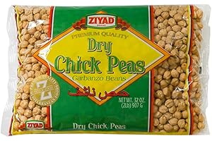 Ziyad Dry Chickpeas, Garbanzo Beans, Ancient Grains, No Additives, No Preservatives, Great Source of Protein, 32 Oz