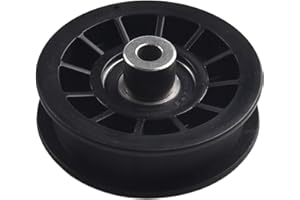 Flat Idler Pulley 532194327 194327 for Craftsman Lawn Mower, 3-1/2" OD x 3/8" ID, Compatible with 917287220 917287140 Tractor