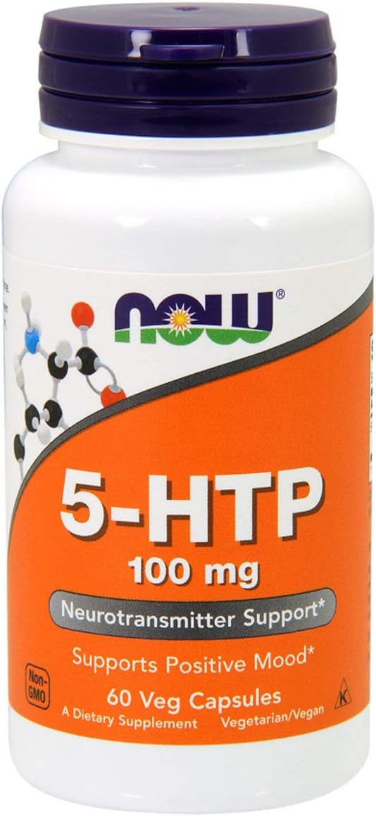 NOW Supplements, 5HTP (5hydroxytryptophan) 100 mg, Neurotransmitter