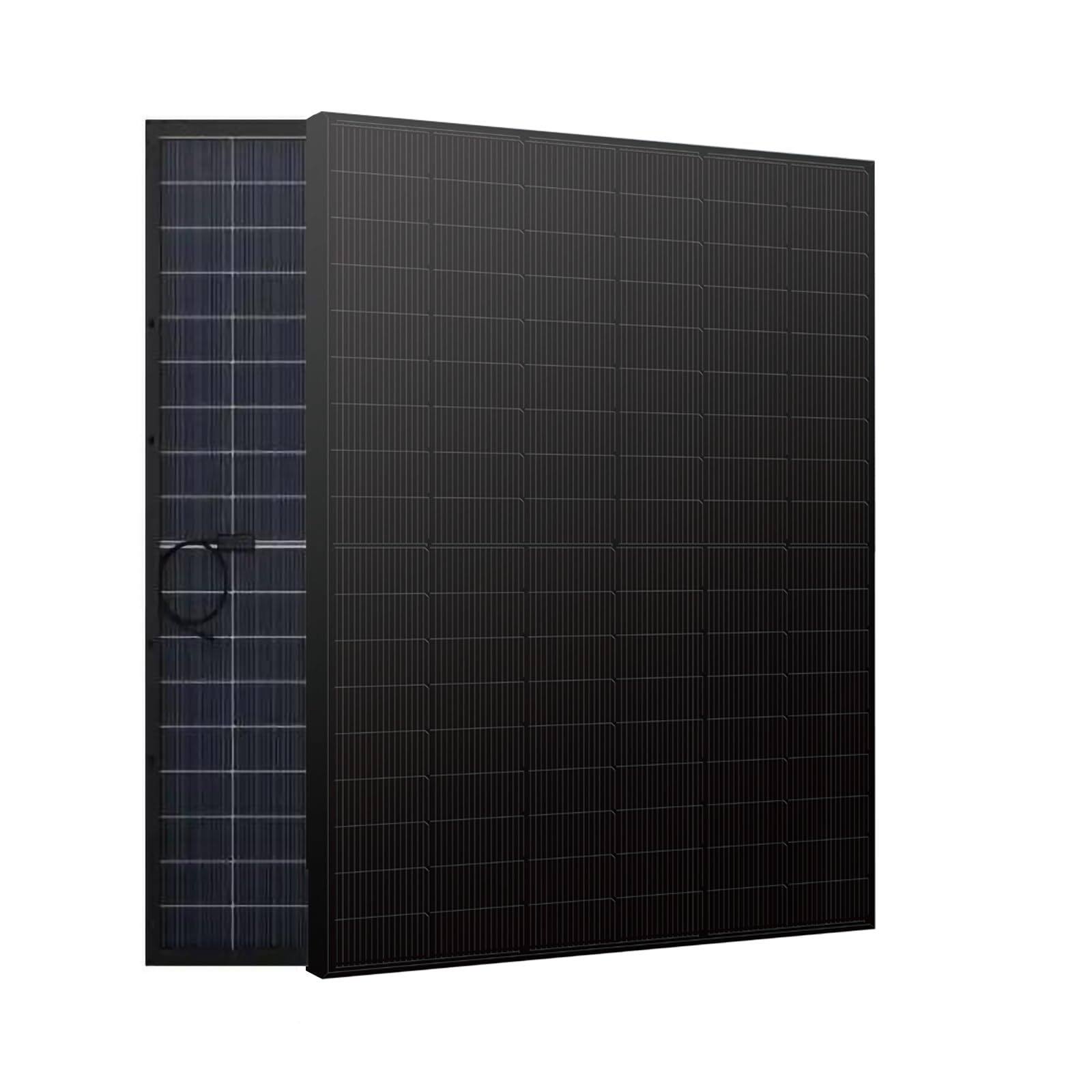 Photo 1 of FOR PARTS ONLY - 2PCS 445 Watt Total 890W Solar Panels 12/24Volt Bifacial Solar Panel kit High Efficiency for RooftopPortable Power Station Farm Yacht and Other OffGrid Applications