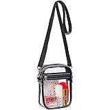 Clear Crossbody Purse Bag, Stadium Approved for Concerts, Festivals