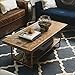 Niangua Furniture Rustic Coffee Table - Buckboard Red Oak - Metal Copper Pipe Legs - 48