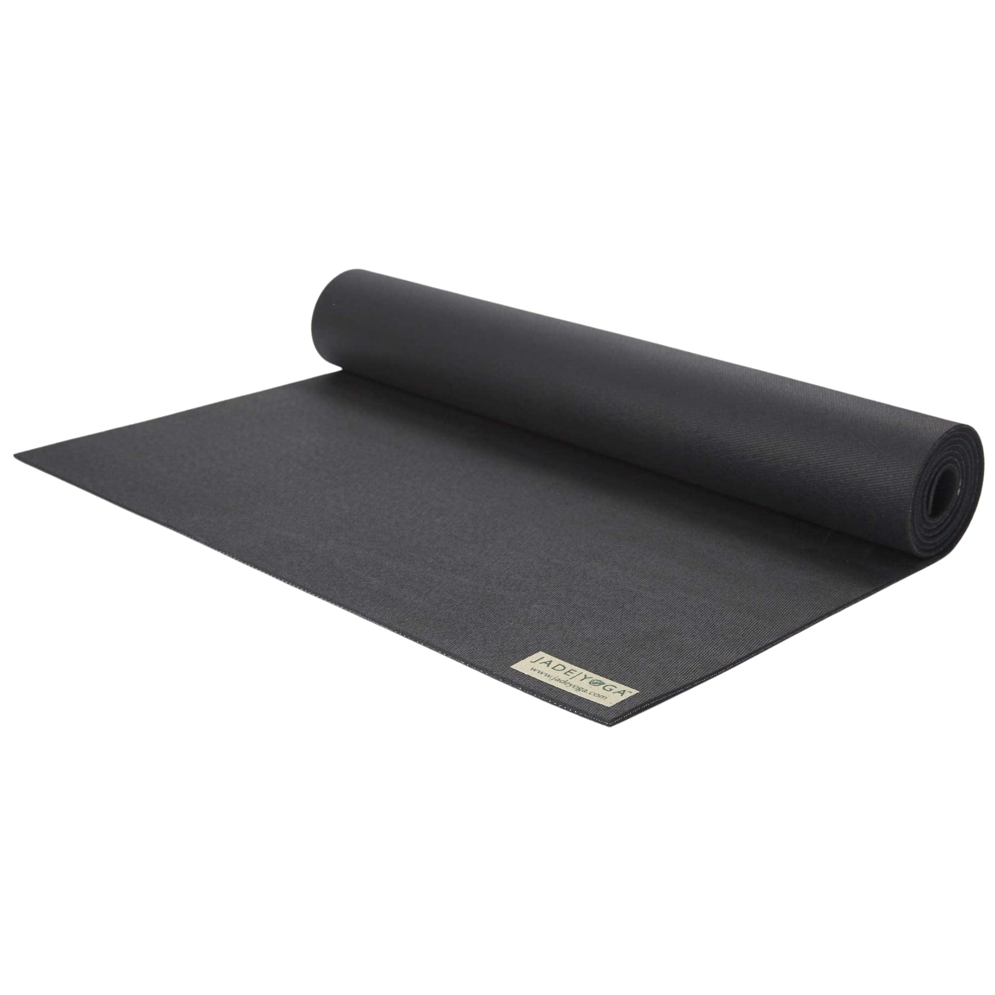 JADE YOGA Jade Harmony Professional 74-Inch X 3/16-Inch Yoga Mat (Black)