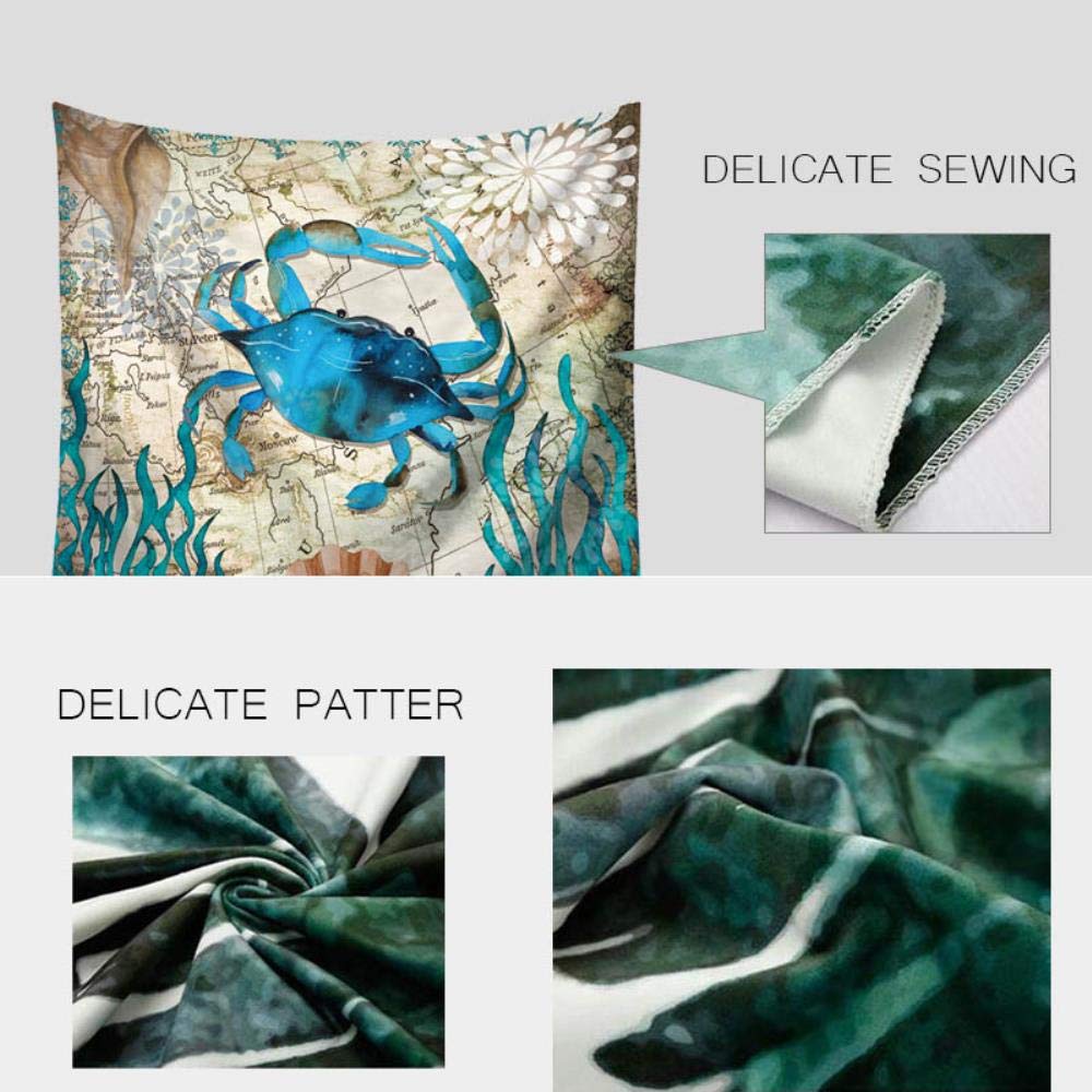 Decoracion Del Hogar Domire 150x200cm Terciopelo Tapiz Marino