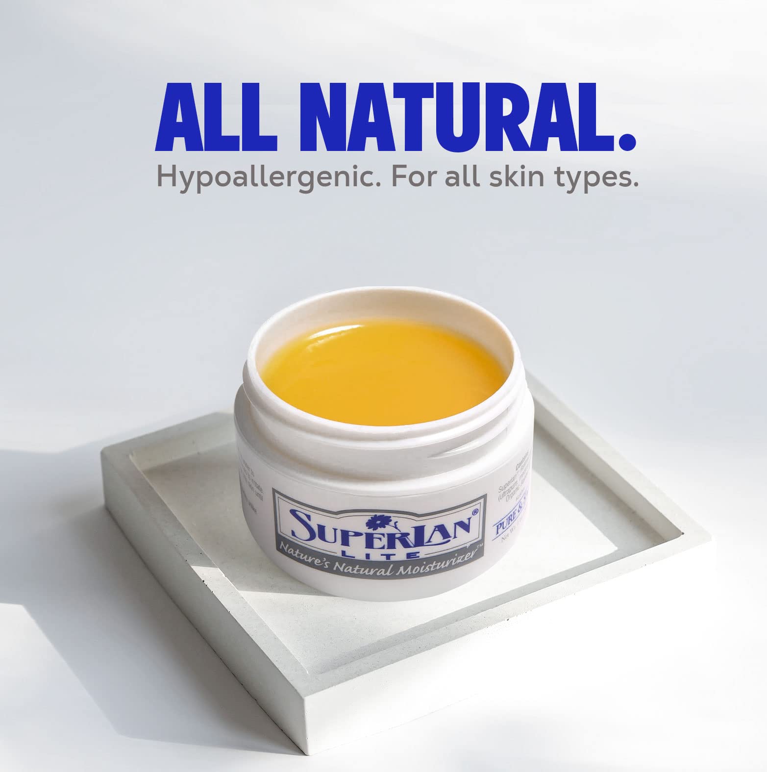 Moisturizer Lanolin Cream 1 oz with Jojoba Oil for Hot, Dry & Cold Weather - Lightweight Creamy Formula with Medical-Grade Lanolin & Jojoba Oil - Moisturizer for Hands, Feet, Body, and More