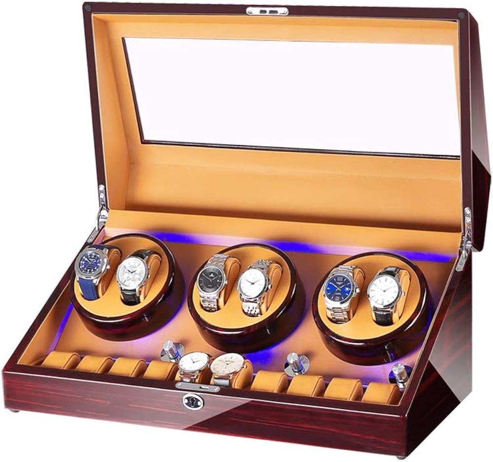 Scatola Carica Orologi Automatica Yosoo - 10 Posti, Rotazione Silenziosa, 3 Modalità - Foto 6