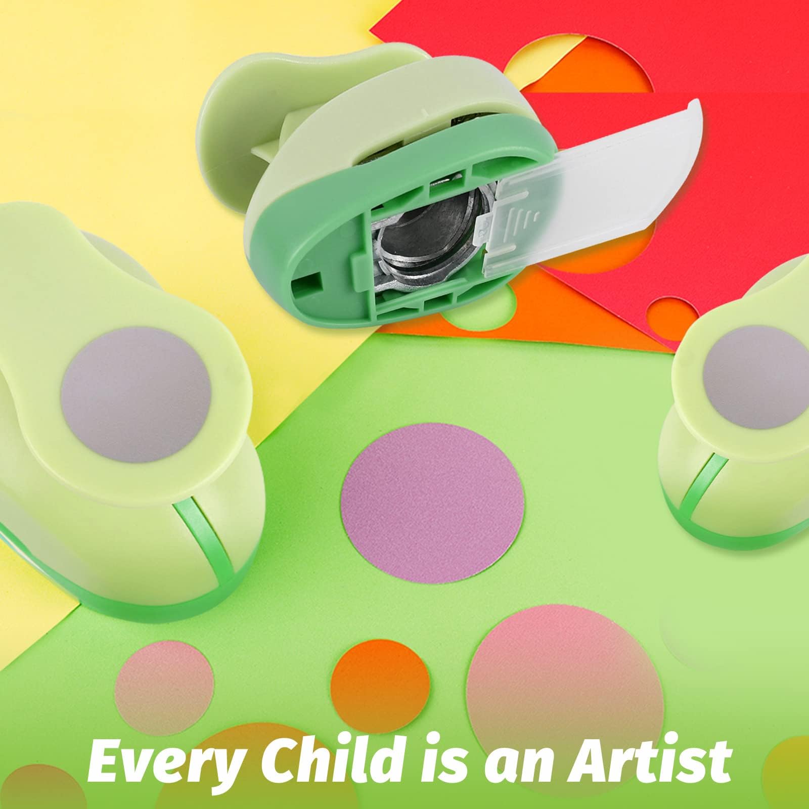 UCEC 1/2 Inch Circle Punch - Paper Circle Punch for Crafts, Scrapbooking, Cards & Arts