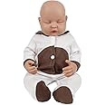 Vollence 18 inch Realistic Silicone Baby Dolls Lifelike Real Platinum Newborn Babies Anti-Stress Toys My Melody for Kids Child Birthday Gifts - Girl