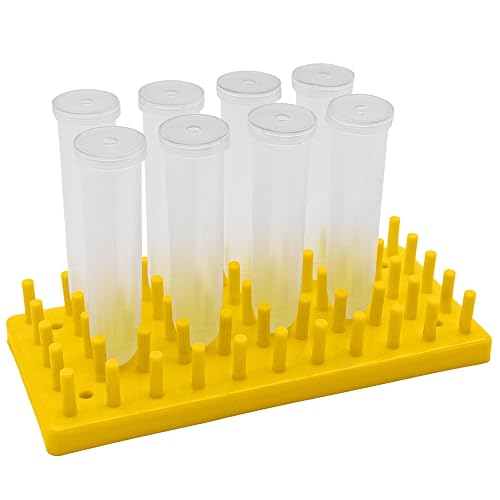 Short Peg Rack with 8 Large Floral Tubes to Feed Caterpillars Fresh ...