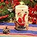 GiveU Santa Claus Flameless LED Timer Battery Operated Candle for Christmas Decoration, 6