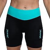 Zoot Women’s Core 6-Inch Tri Shorts, Quick Dry Performance Triathlon Short with Cycling Chamois Pad, Pockets & UPF 50+ Fabric
