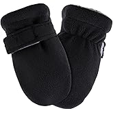 Zsedrut No Scratch Baby Mittens Toddler Infant Fleece Lined Gloves Winter Warm Mitten for Baby Boys Girls