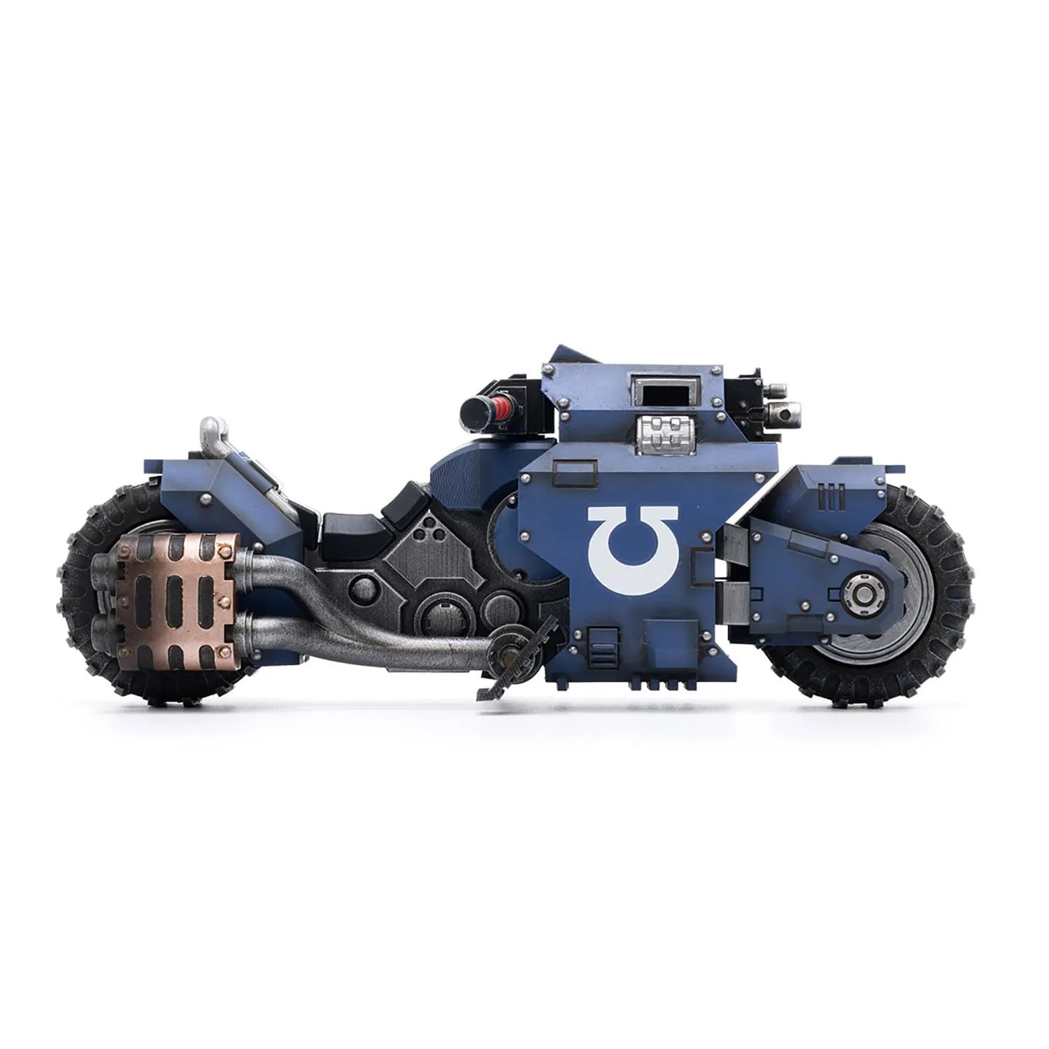 MERCHANDISING LICENCE Bloomage Joytoy Tech - Joytoy Warhammer 40,000 - Ultramarines Outriders 1/18 Action Figure (Net), Blue