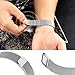 For Ticwatch 2 Band, Lamshaw Milanese Magnetic Loop Stainless Steel Watch Strap for Ticwatch 2 / Ticwatch E Super Lightweight Smartwatch (Wrist (6.5-9
