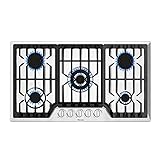 36" Built-in Gas Cooktop, 5 ITALY SABAF Sealed