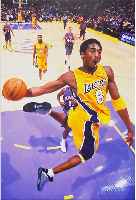 Amazon Kobe Bryant コービーブライアント Dunk ポスター 公式 オフィシャル アートフレーム ポスター オンライン通販