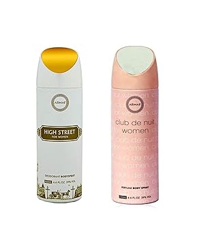 Armaf Club De Nuit Body & Street Spray for Women, 200ml Pack of-2