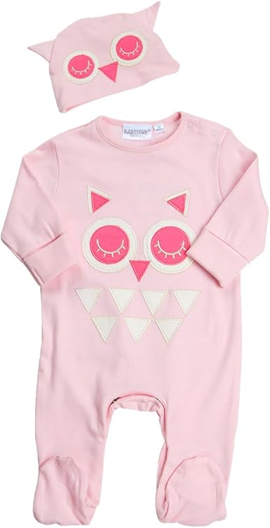 sleepsuit and hat set girl