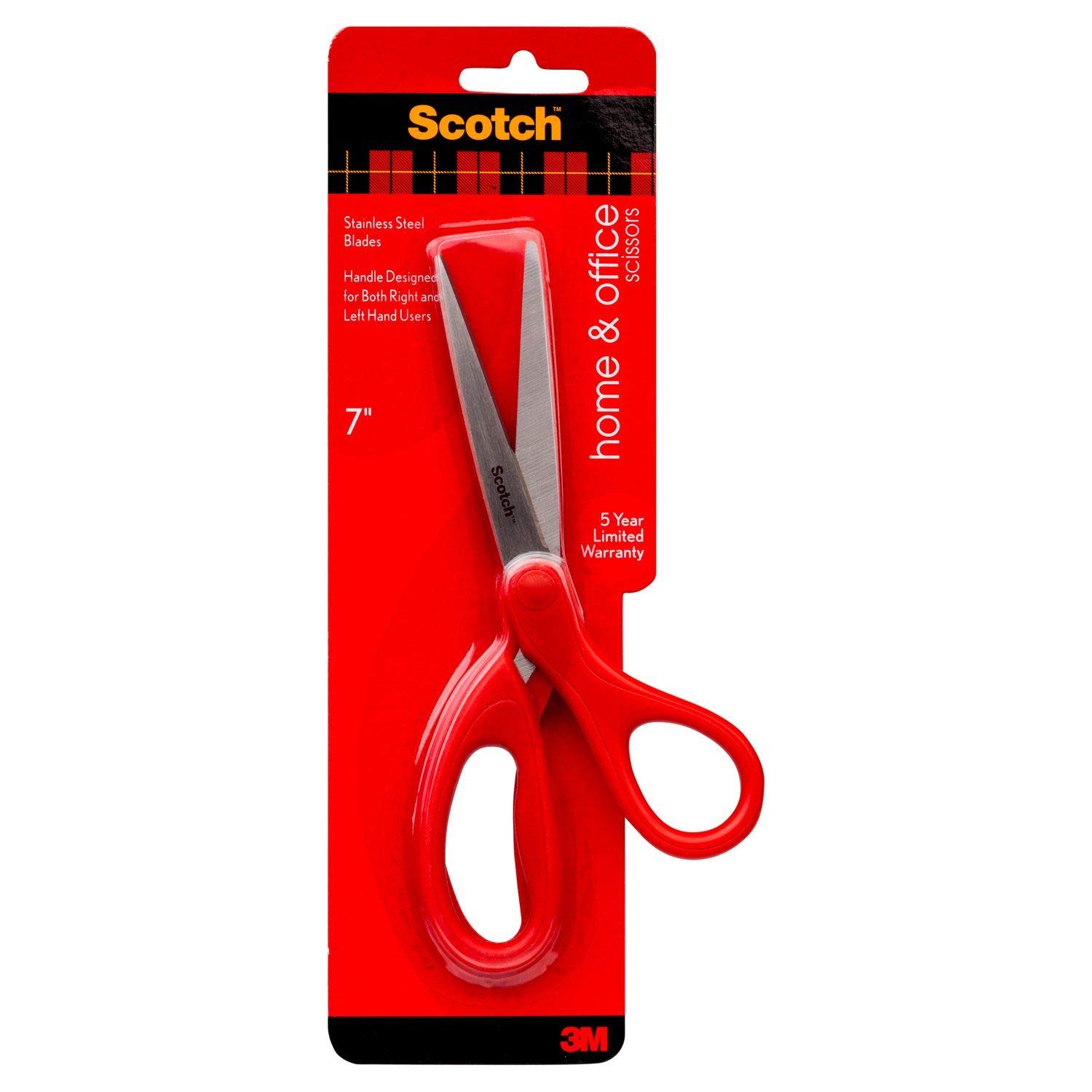 Scotch Universal Scissors, Red - 18cm - Ideal for Precise Cutting, Great for Everyday Use