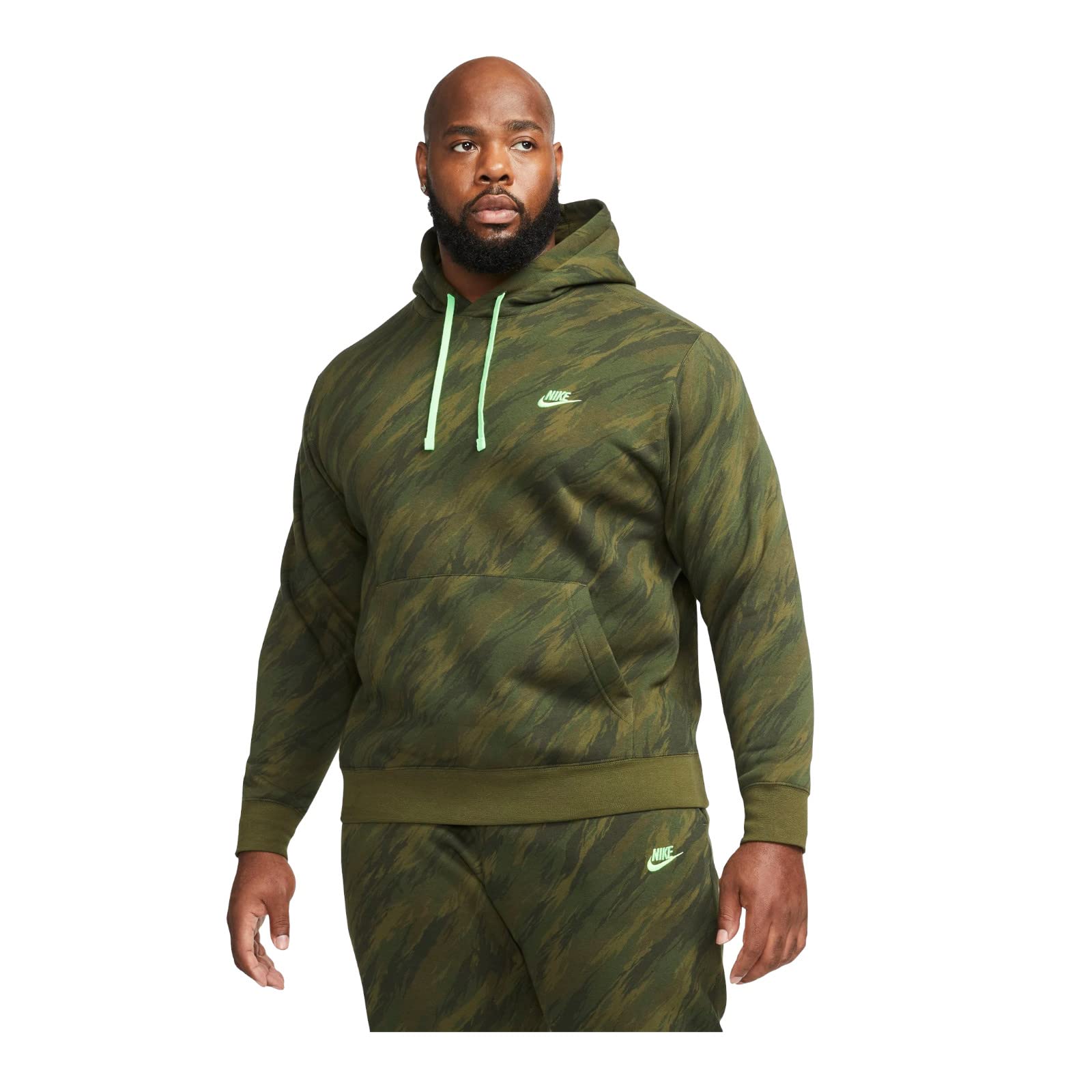 Green Nike Medium Nike Hoodie Nike Men's Club Fleece Lined