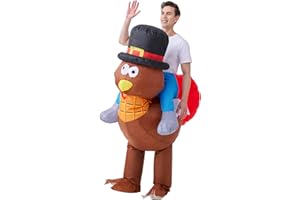 IRETG Inflatable Sumo Wrestling Suits for Adults(4.9ft-5.9ft) Funny Blow-Up Sumo Wrestler Costume for Halloween