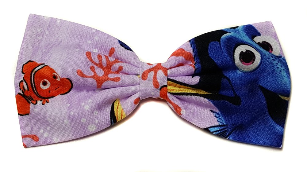 EmilyRose Couture Disney Inspired Hair Bows- Frozen, Elsa Cosplay- Alice in Wonderland- Cinderella-snow White (Finding Nemo, Alligator Clip)