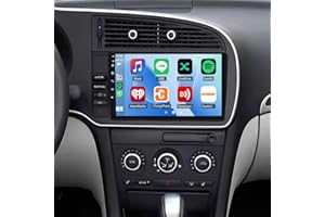 7" Android 13 Double Din Car Stereo Radio fit for Saab 9-3 93 2007-2011,2G+32G IPS Touchscreen Car Audio Receiver w/Wireless 