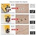 Staple Gun，Upholstery Stapler with Staples 3-In-1 Heavy Duty Hand Operated Brad Nail Gun Power Brad Nailer Tacker For Crafts, Wooden, Furniture,Decoration, Fxing - BONUS 400 Staples, Free Glove，Yellow