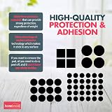 SOL 200pk Felt Pads for Furniture Feet Floor Protectors Chair Leg view 3