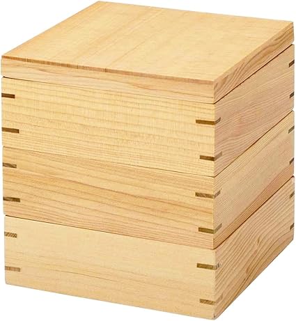 Amazon 天然木製 6寸 18 5cm 三段 重箱 白木 運動会 大型 弁当箱 おしゃれ 3段 お重箱 かわいい おせち 正月 花見 三好漆器 重箱 通販