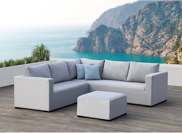 Ove Ove Ego 3 Piece Solid And Resistant Aluminium Frame Grey Amazon Ca Patio Lawn Garden