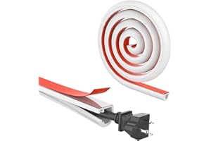 Wall Cord Hider 39 Inch, Self Adhesive Cable Hider Cord Cover for Wires, Flexible Wire Cover Cable Raceway for Cord Managemen