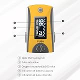 BLT M70 Fingertip Pulse Oximeter CE FDA Approved OLED Display Grayscale view 4