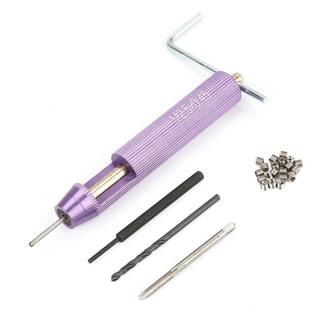 Thread Repair Kit, M2.50.45 Screw Threaded Inserts Repair Tool Set Wire Insert Installation Kit hex Socket Tool Thread Repair Tool Kit: Industrial & Scientific