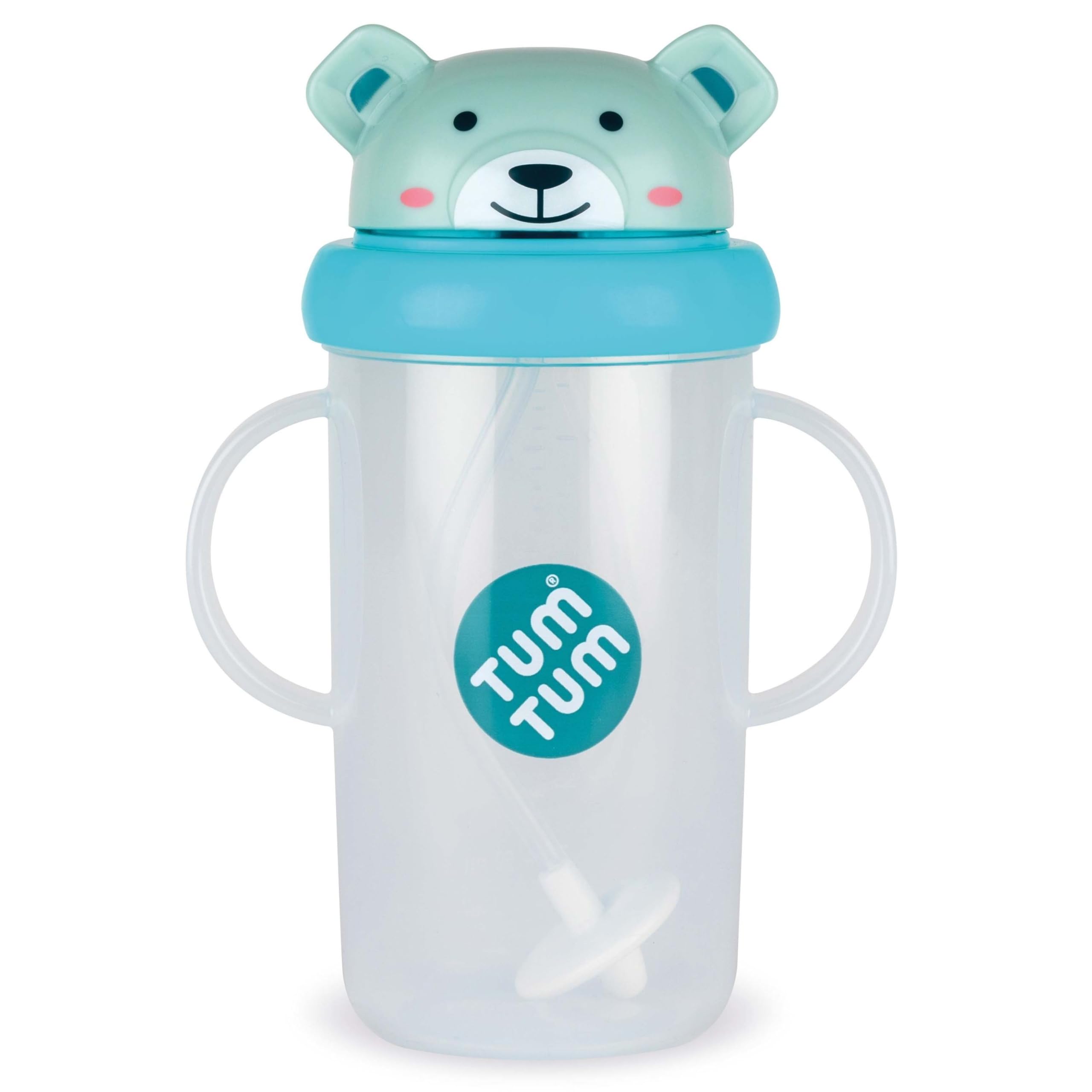TUM TUM Tippy Up Free Flow Sippy Cup (No Valve), Sippy Cup for Toddlers, BPA Free (Boris Bear 300ml)