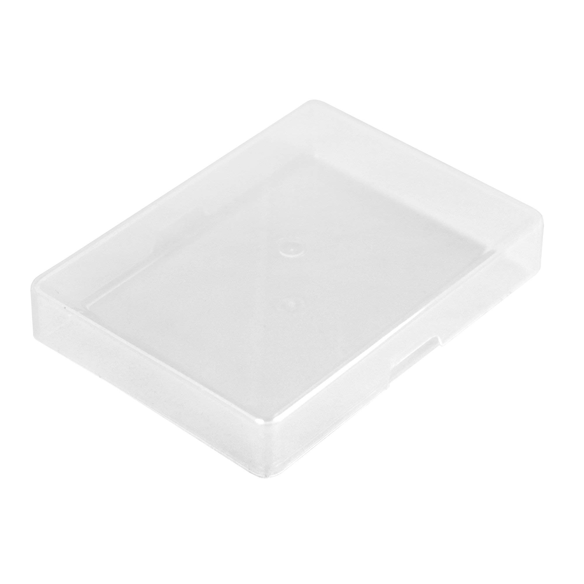 WestonBoxes Plastic Playing Card or Poker Card Storage Boxes 15mm Deep - Also Stores Magic the Gathering Cards (Clear / Transparent, Pack of 8)