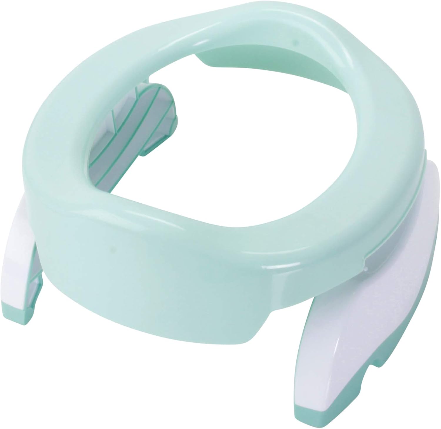 POTETTE PLUS 2-in-1 Travel Pot/Toilet Trainer - Light Green/White