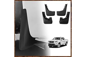 Muslogy for Frontier 2025 2024 2023 2022 Accessories Mud Flaps Splash Guards Mudguards 4PCS Front & Rear Splash Guard No Dril