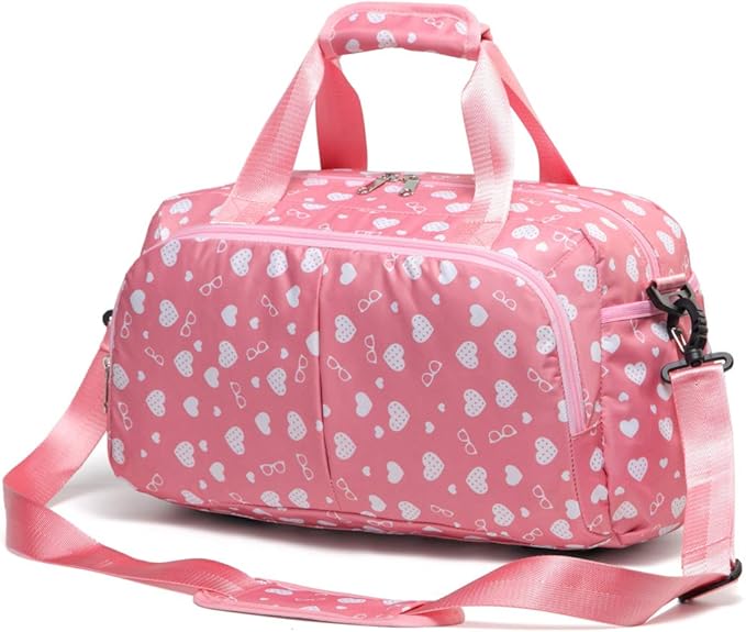 Girls Overnight Weekend Travel Duffle Bag for Little Kids