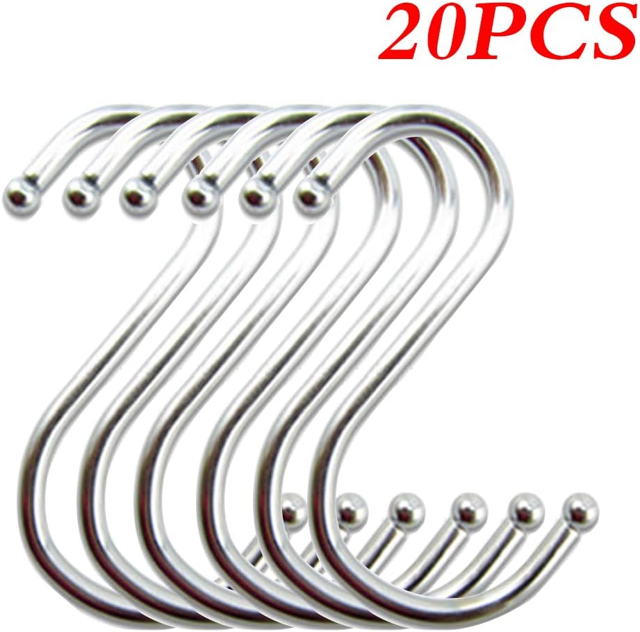 S Hanging Hooks Metal S Hooks for Hanging Pots and Pans Plants