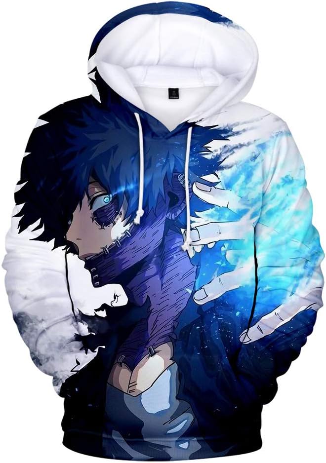 Boku No Hero Academia Hoodie 3D Printed Hooded Pullover Sweatshirt