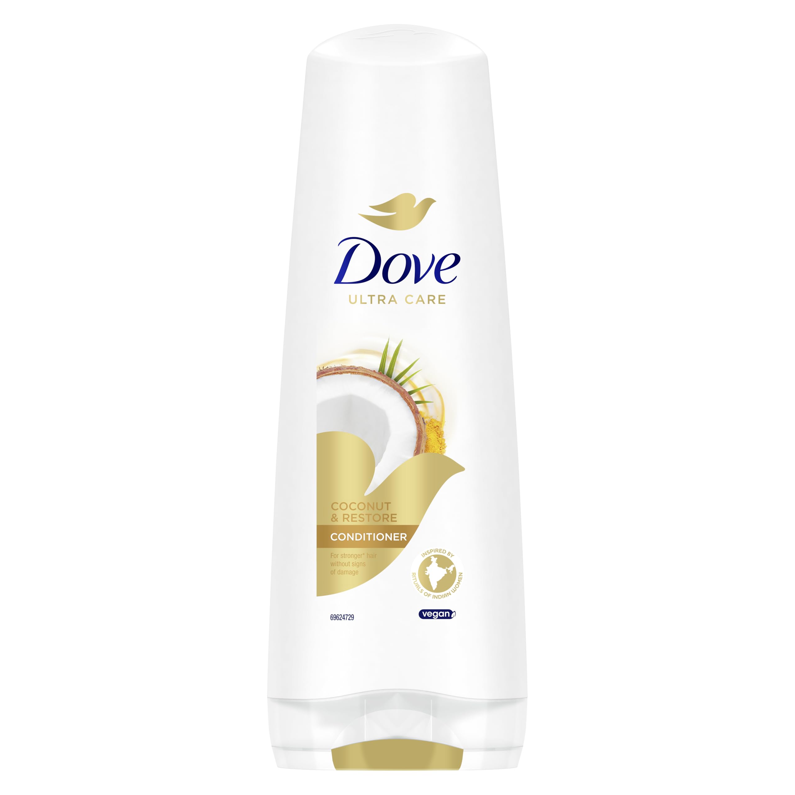 Dove Ultra Care Coconut & Restore Conditioner with coconut oil and turmeric for stronger hair without signs of damage* against breakage* 350 ml