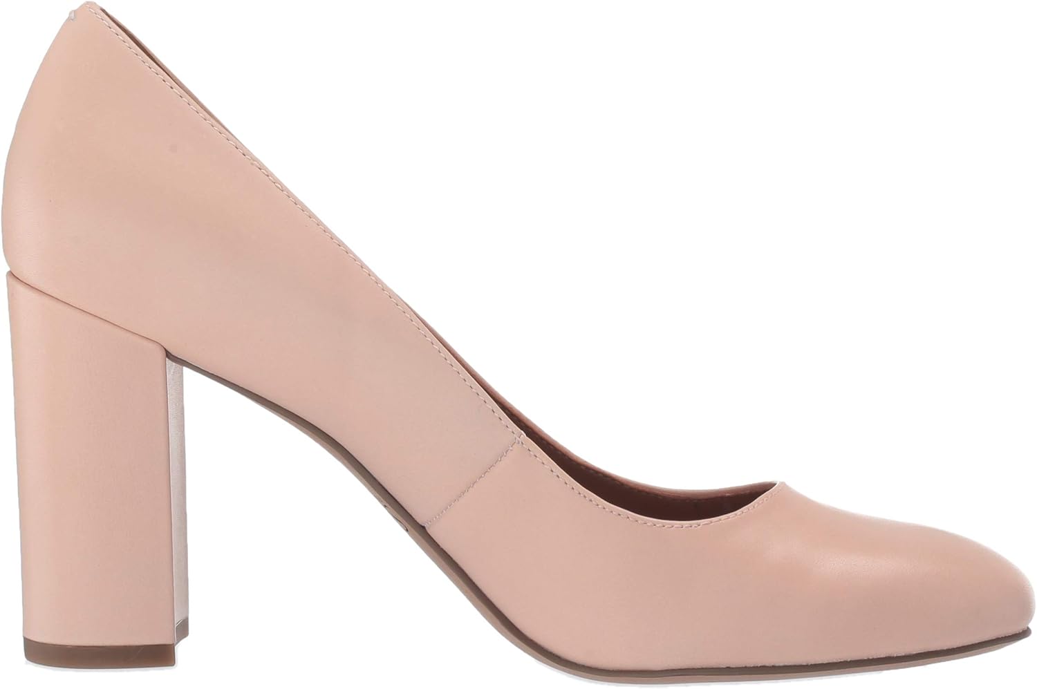 aziza block heel pump
