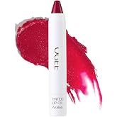 Ogee Tinted Sculpted Lip Oil - Organic Lip Stain, Balm &amp; Color - AZALEA | Lip Stain Made with 100% Organic Coconut Oil.Jojoba Oil.and Vitamin E, Best as Lip Balm.Lip Color or Lip Treatment